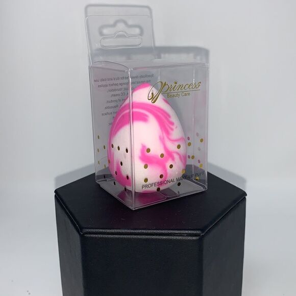 Princess Beauty Care Pink Tie Dye Makeup Beauty Blending Sponge - Picture 2 of 5